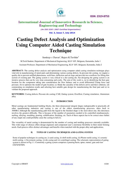Image result for Casting Defect Analysis