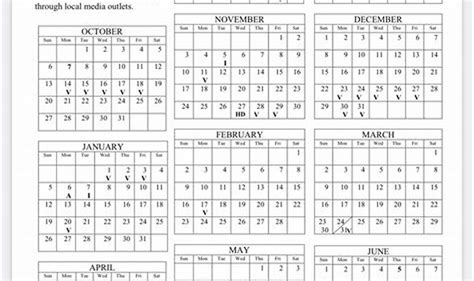 Sevier County, TN School Calendar 2024-2025