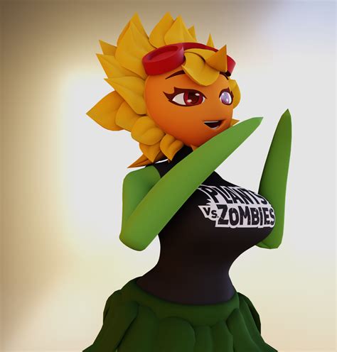 Girasol Sunflower 3D (Plants Vs Zombie) NSFW SFW | CGTrader
