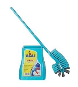 Gebi A-Star Toilet Brush with Container (Multicolor) : Amazon.in: Home ...