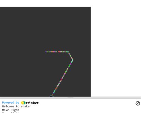 Trinket.io Python 的图像结果