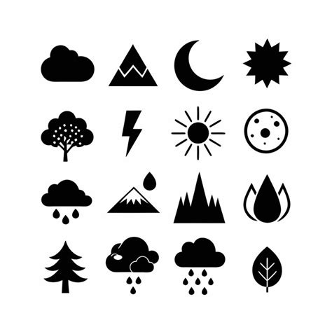 Black filled icons set | Premium AI-generated vector