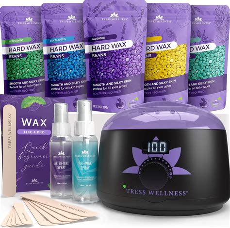 Tress Wellness Waxing Kit for Brazilian Wax - Easy to Use - For ...