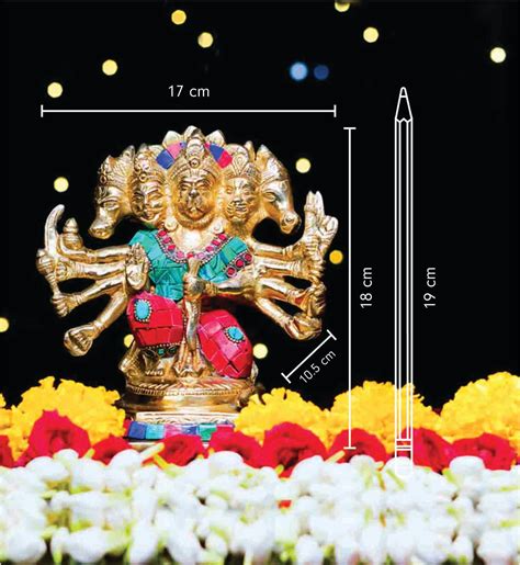 Panchmukhi Hanuman Brass Idol – Samskara Home