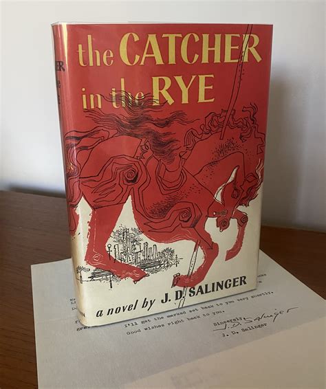 'The Catcher in the Rye', US first edition in first state dust jacket, together with an original ...
