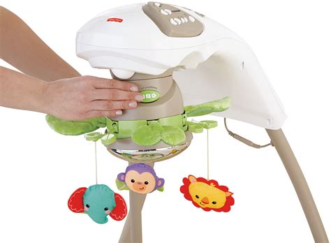 Amazon.com : Fisher-Price Deluxe Cradle 'n Swing, Rainforest Friends ...