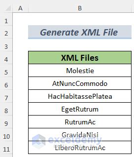 How to Make an Excel File a XML File 的图像结果