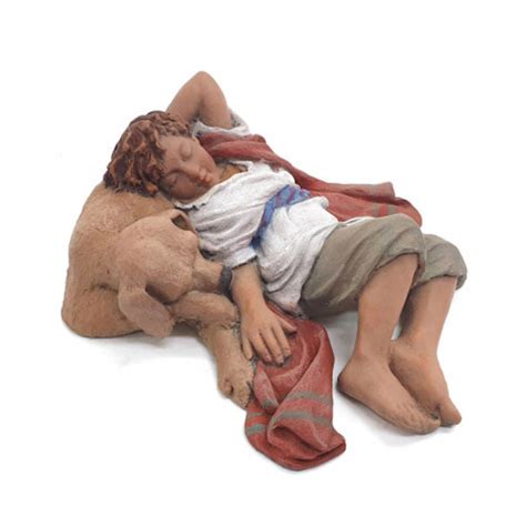 David y su perro - Montserrat Ribes - 15 cm - EL PESEBRE