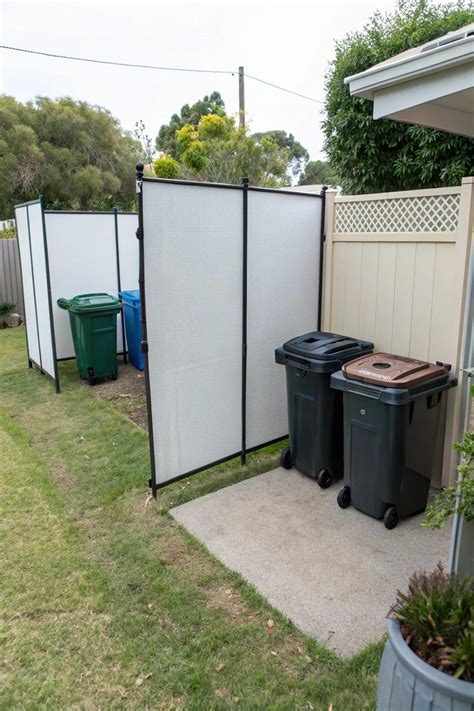 Image result for Garbage Can Privacy Screen