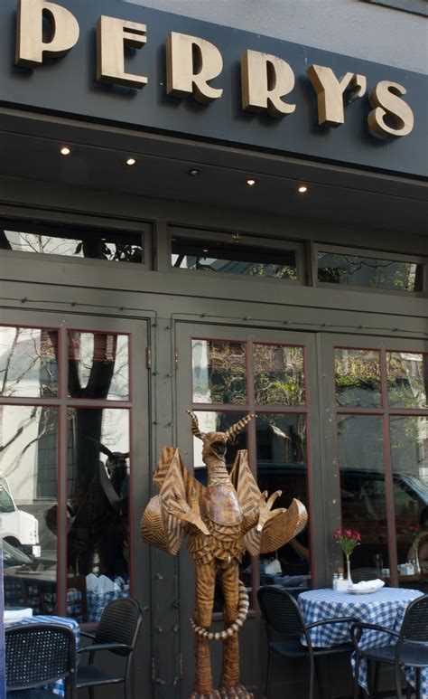 The Griffon standing outside of our fantastic onsite restaurant, Perry ...