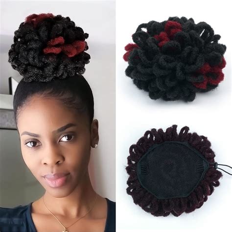 Yinmei Baibian Dreadlock Bun Faux Locs Drawstring India | Ubuy