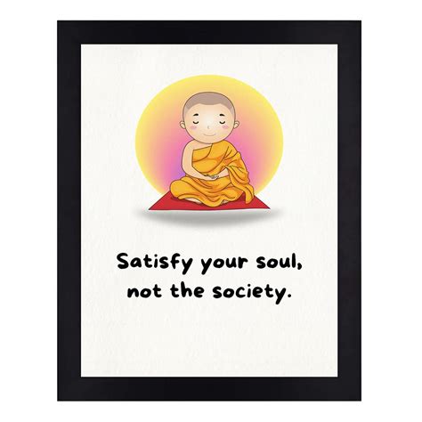 Interio Crafts Positive Inspirational Quote-Satisfy Your Soul ...