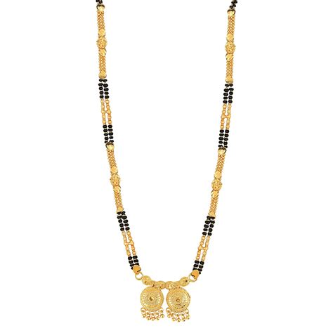 MEENAZ 2 Vati Wati Mangalsutra For Women Girls Temple South Indian ...