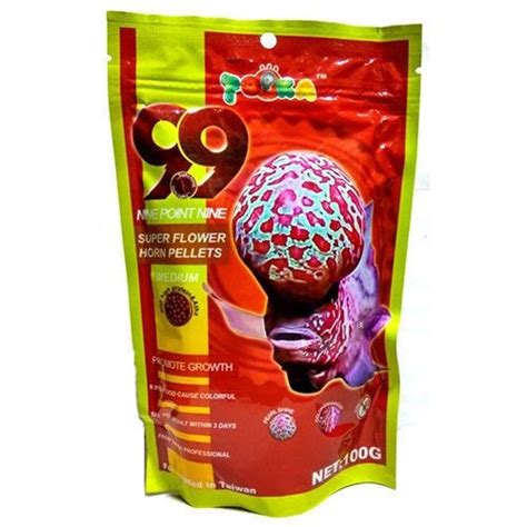 TOPKA 9.9 Super Flower Horn Pellets | 100g | Hump Huncher & Color ...