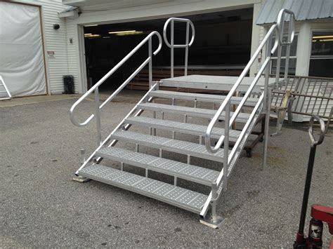 Aluminum Dock Stairs With Railing - Cool Product Critical reviews ...