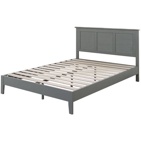 Blackstone Wooden Bed Frame Queen Grey | Costco Australia