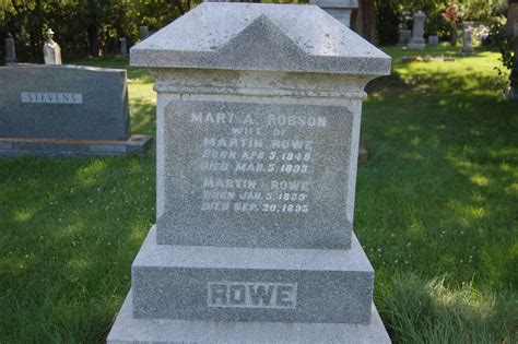 Mary Ann Robson Rowe (1848-1893) – Memorial Find a Grave