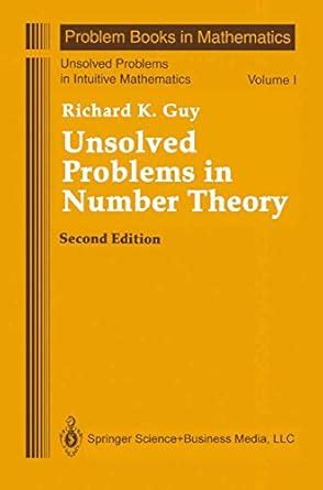 Buy Unsolved Problems in Number Theory Book Online at Low Prices in ...