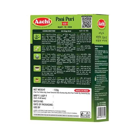 Aachi Pani Puri Kit | Make street-style snacks in minutes – Aachifoods