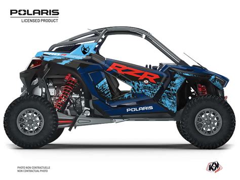 Polaris RZR PRO R UTV Chaser Graphic Kit Blue - Kutvek Kit Graphik