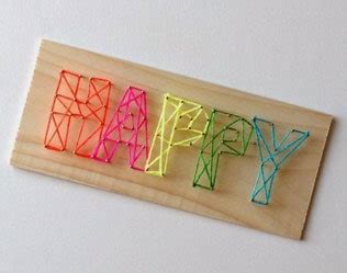 Image result for DIY String Art Sign