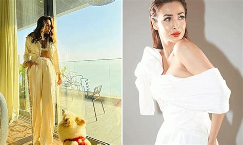 Malaika Arora sets internet on fire in white floral printed attire