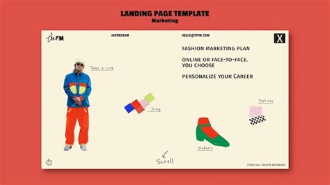 Marketing agency template design | Free PSD