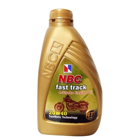 NBC Fast track 4 Stroke Engine oil | 20w40 | Synthetic technology ...
