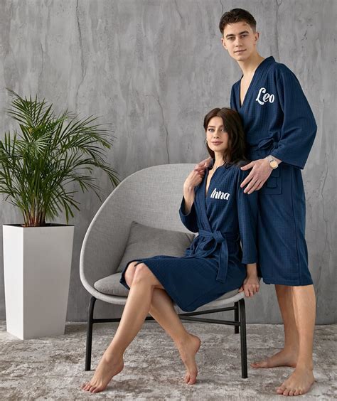 Matching Robes for Couple, Custom Mr and Mrs Waffled Robes, Groom and ...