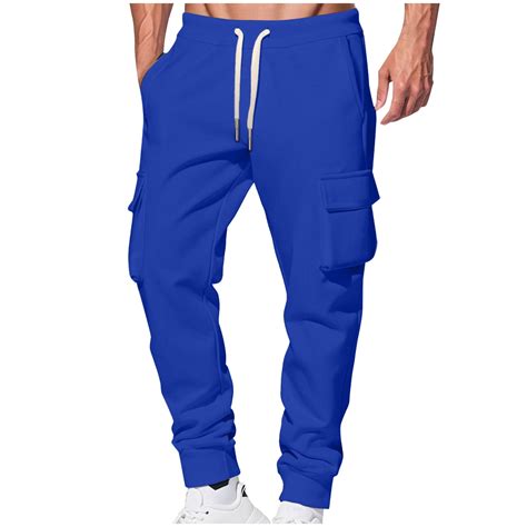 Bzhegqhd Men's thermal Fleece Lined Joggers Winter Warm Workwear Pants ...