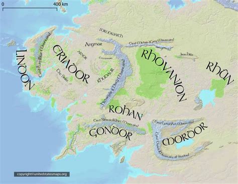Middle-Earth Map 的图像结果