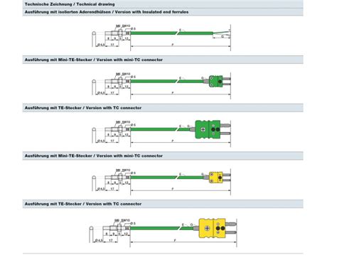 Thermocouple type K M6 with PFA cable | Testo Sensor Belgium