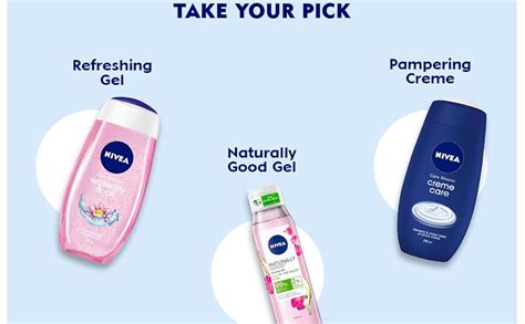 Buy NIVEA Body Wash, Frangipani & Oil Shower Gel, Pampering Care with ...