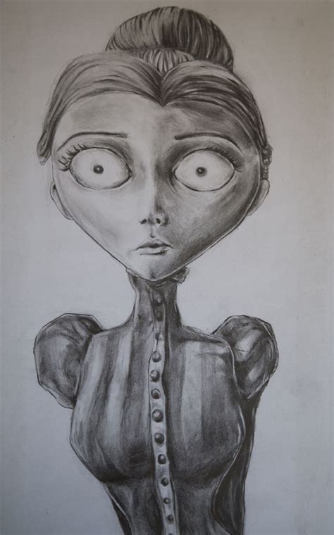 Image result for Corpse Bride Pencil Drawing