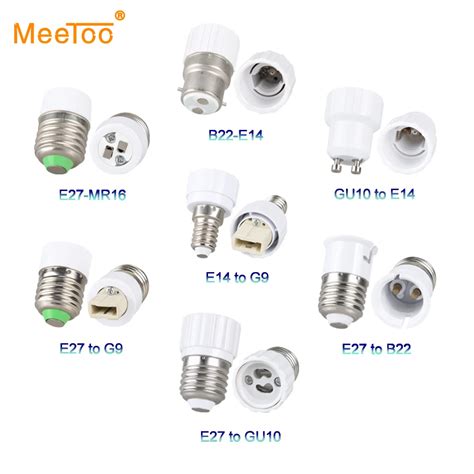 E12 To E14 Lamp Base Adapter Converter, For Incandescent, Led, Halogen ...