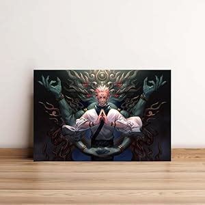 wallpics® Sukuna Superhero Jujutsu Kaisen Anime Art Wall Poster (vinyl ...