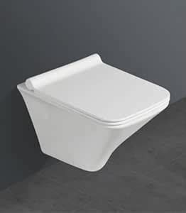 InArt Ceramic Wall Hung/Wall Mounted Designer (Clean Rim) Rimless ...