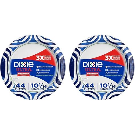 Dixie Ultra, Large Paper Plates, 10 Inch, 44 Count, India | Ubuy