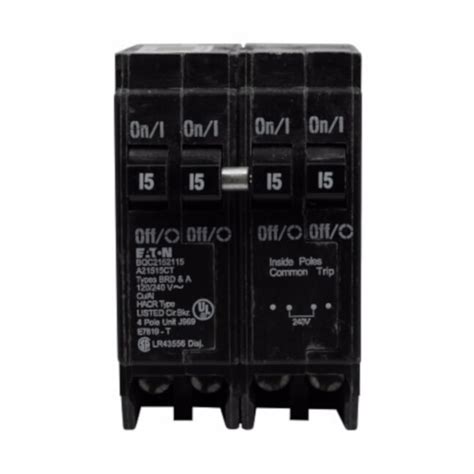 Eaton Type BR 30-amp 4-Pole Quad Plug-on Neutral Circuit Breaker at ...