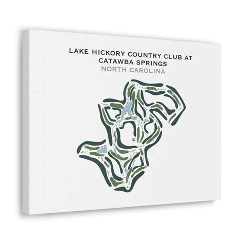 Buy the best printed golf course Lake Hickory Country Club Springs ...