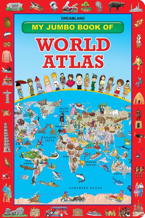 JoGenii | My Jumbo Book Of World Atlas | Dreamland Publications