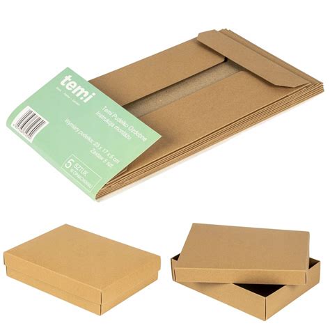 Zestaw pudełek ozdobnych 5 szt opakowanie ozdobne, składane 23 x 17 x 5 ...