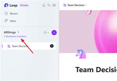 How to Copy the Workspace Link From Loop 的图像结果