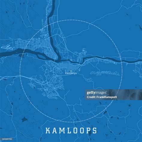 Kamloops Bc City Vector Road Map Blue Text High-Res Vector Graphic - Getty Images