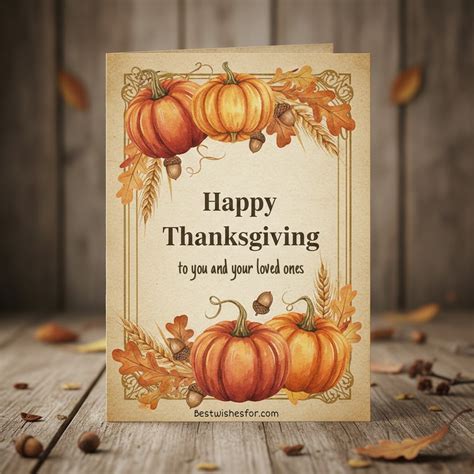 Thanksgiving Card Messages