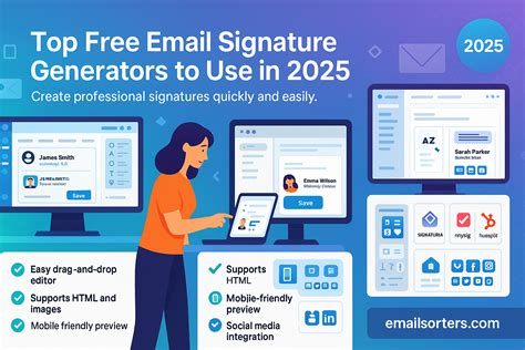 Top Free Email Signature Generators To Use In 2025