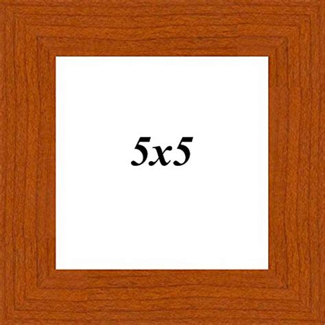 Synthetic Brown Wall/Table Photo Frame (Picture Size 5 inches X 5 ...