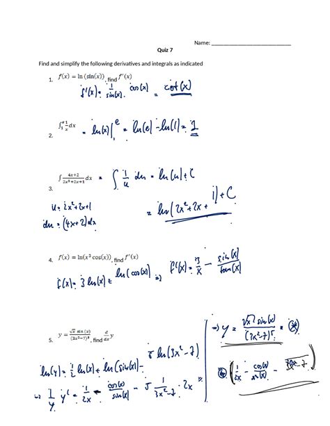 Image result for Calculus Math Test