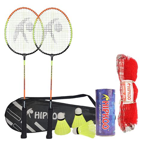 Buy Hipkoo Sports HR 16 Aluminum Badminton Complete Racquets Set | 2 ...