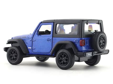Jeep Wrangler Rubicon blue 1:33-42 RMZ City licensed pull back car ...